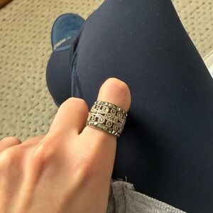 Vintage Silver ring with stones